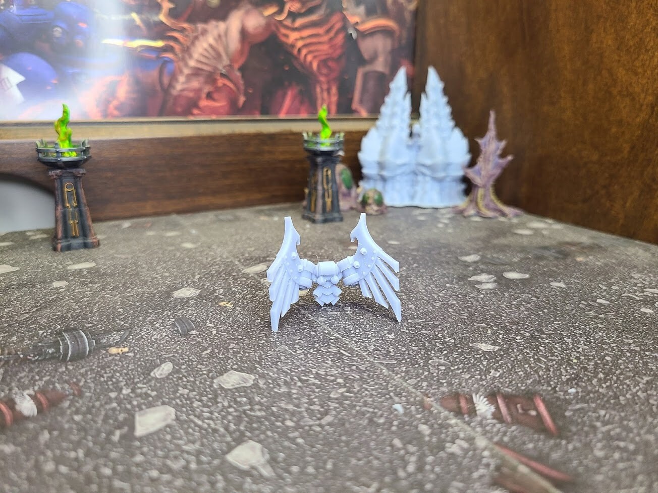 Winged Jetpacks for Sci-Fi Miniatures | Tabletop Wargaming Bits Angel…