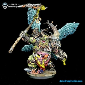 Champion of Decay (Multi-Part Kit / fits 60mm Base / 2-Pack Option) | Miniature Wargaming Kits (Den of Imagination)
