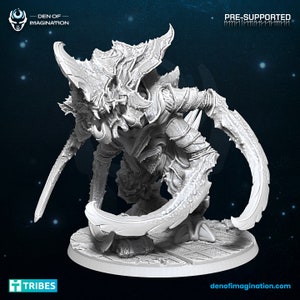 Reptantian Ultrafex (2 Poses / Arm Loadouts / Fits Large Bases) | Miniature Wargaming Kits (Den of Imagination)