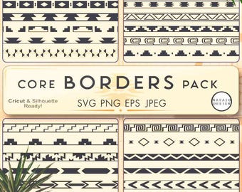 Boho Navajo Core Pack - 24 digitale Designs zum Selbermachen, lizenzfrei. svg, png, eps, jpeg.