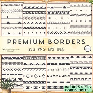 Boho Navajo Premium Pack - Sparset - 48 digitale Designs zum Selbermachen, lizenzfrei. SVG, png, eps, jpeg.