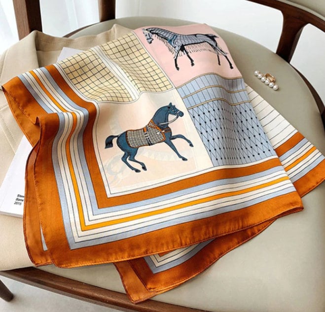 Hermes Vintage Pure Cashmere H Scarf / Blanket