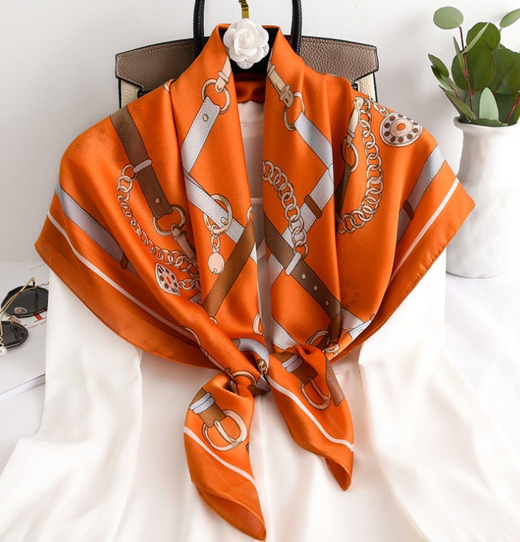 Hermes orange hotsell scarf