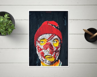 Wall Art Prints | Art Prints Ireland | Irish Art Prints | The Blindboy Podcast Art Print | Highly-detailed Artwork | Street Art Style | A4.