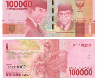 2019 (2016) Indonesia 100,000 Rupiah P160 - UNC Banknote new