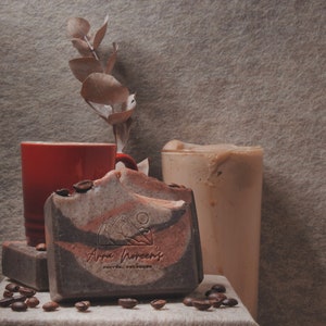 Coffee Bean, Handmade Artisanal Bar Soap