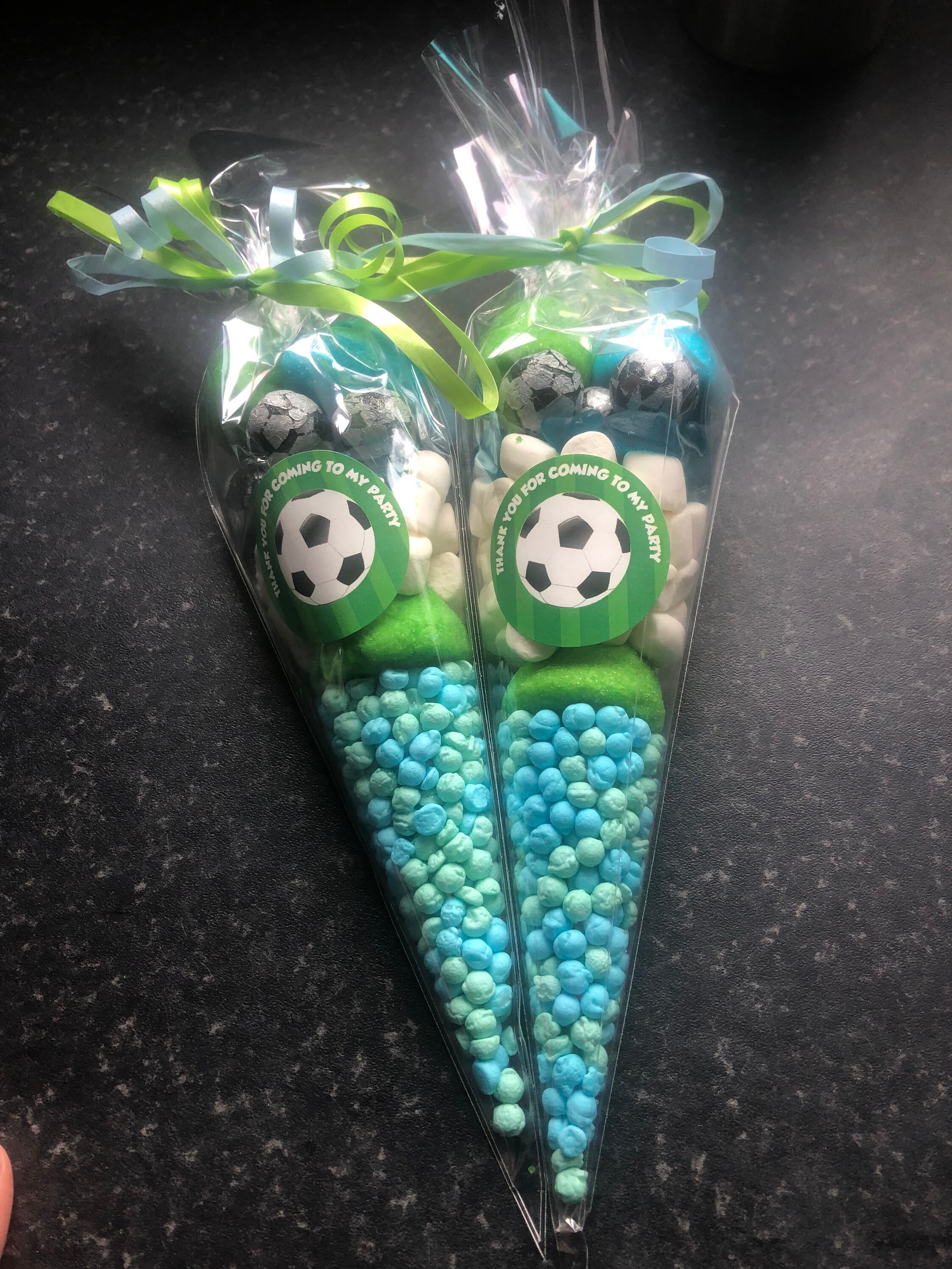 Football bundle of 15 sweet cones Etsy