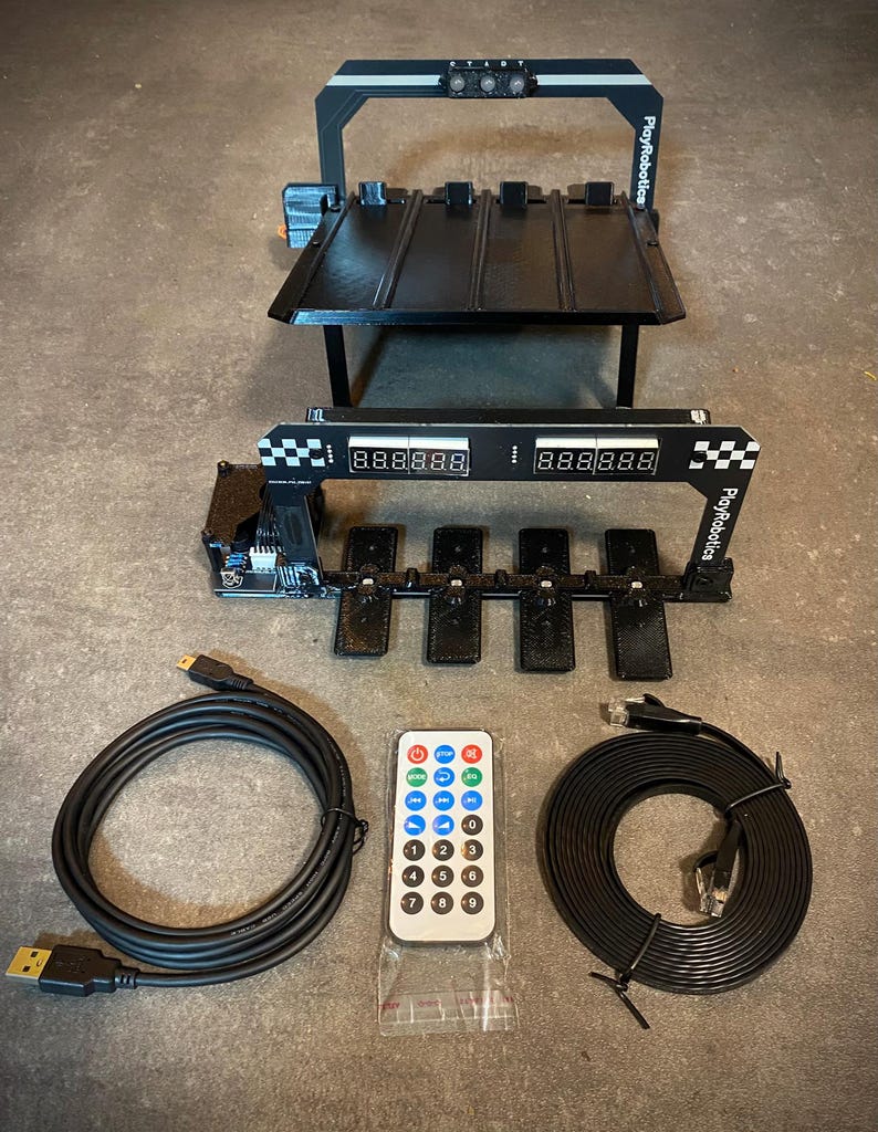 Pinewood Derby Racing Timing System for Orange Tracks DIY Track - Etsy