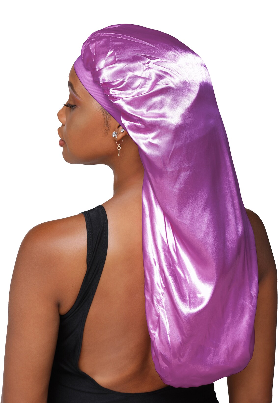 Purple Double Layered Satin Braid by Snatched Flames Etsy