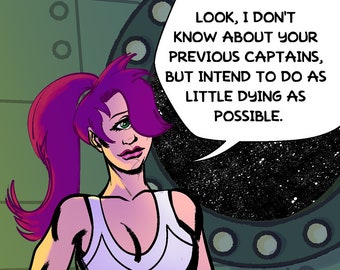 Futurama Leela Bookmark