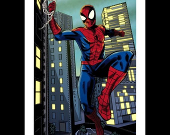 Spider-man Marvel Disney A4 Colour Print - Etsy
