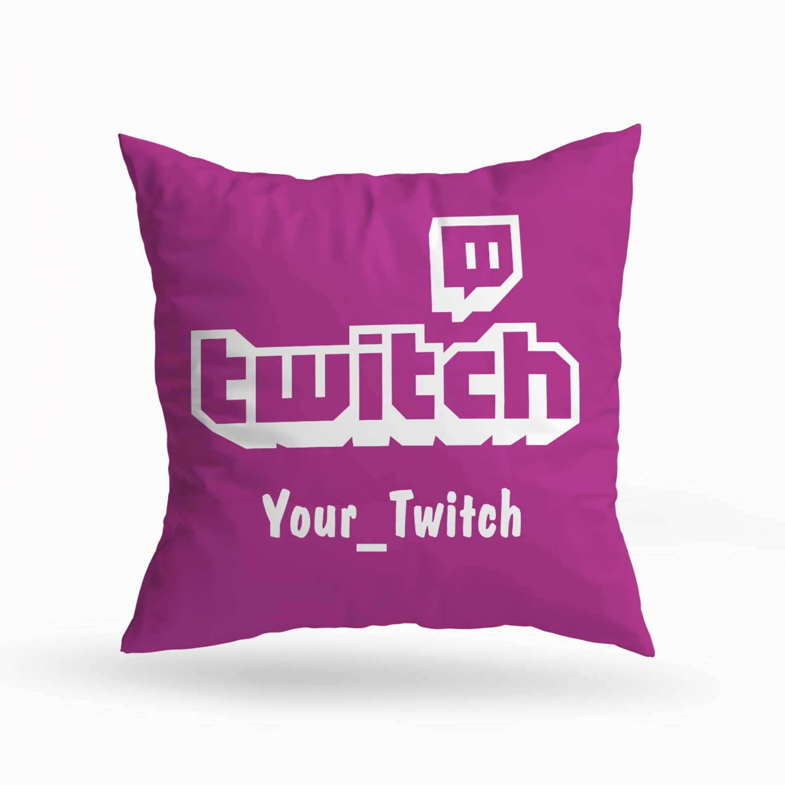 Geekbeyi Twitch icon Pillow Pillow Cover Cushion Cover Etsy