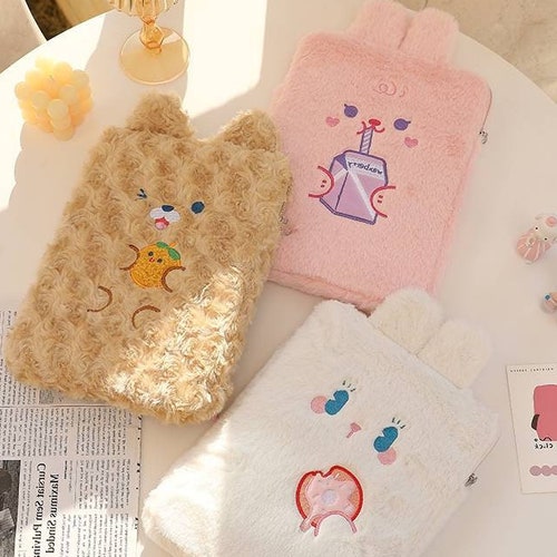 Fluffy Bunny Ipad Case Kawaii Bear Ipad Tablet Sleeve Zipper - Etsy