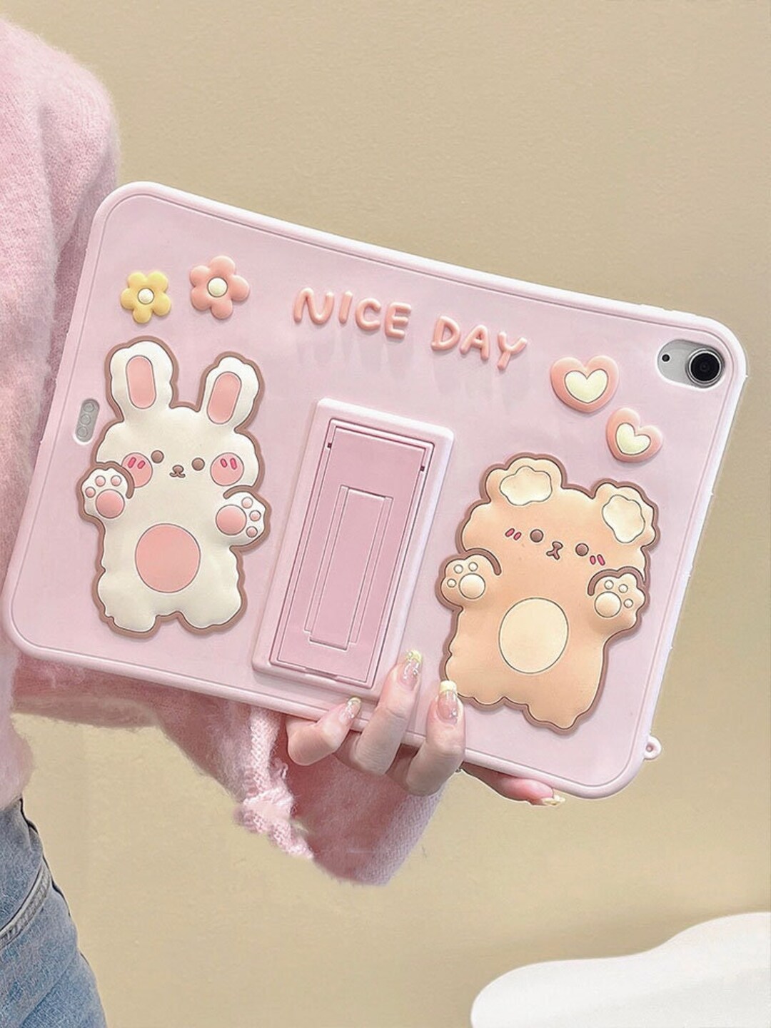 Bunny Bear iPad Case Cute iPad Air Case Kawaii iPad Pro Etsy