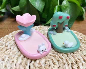 Cute Tulip Phone Stand, Desktop Cell Phone Stand, Mobile Phone Holder, Smartphone Holder & Stand, Phone Holder for Desk, Desk Decoration