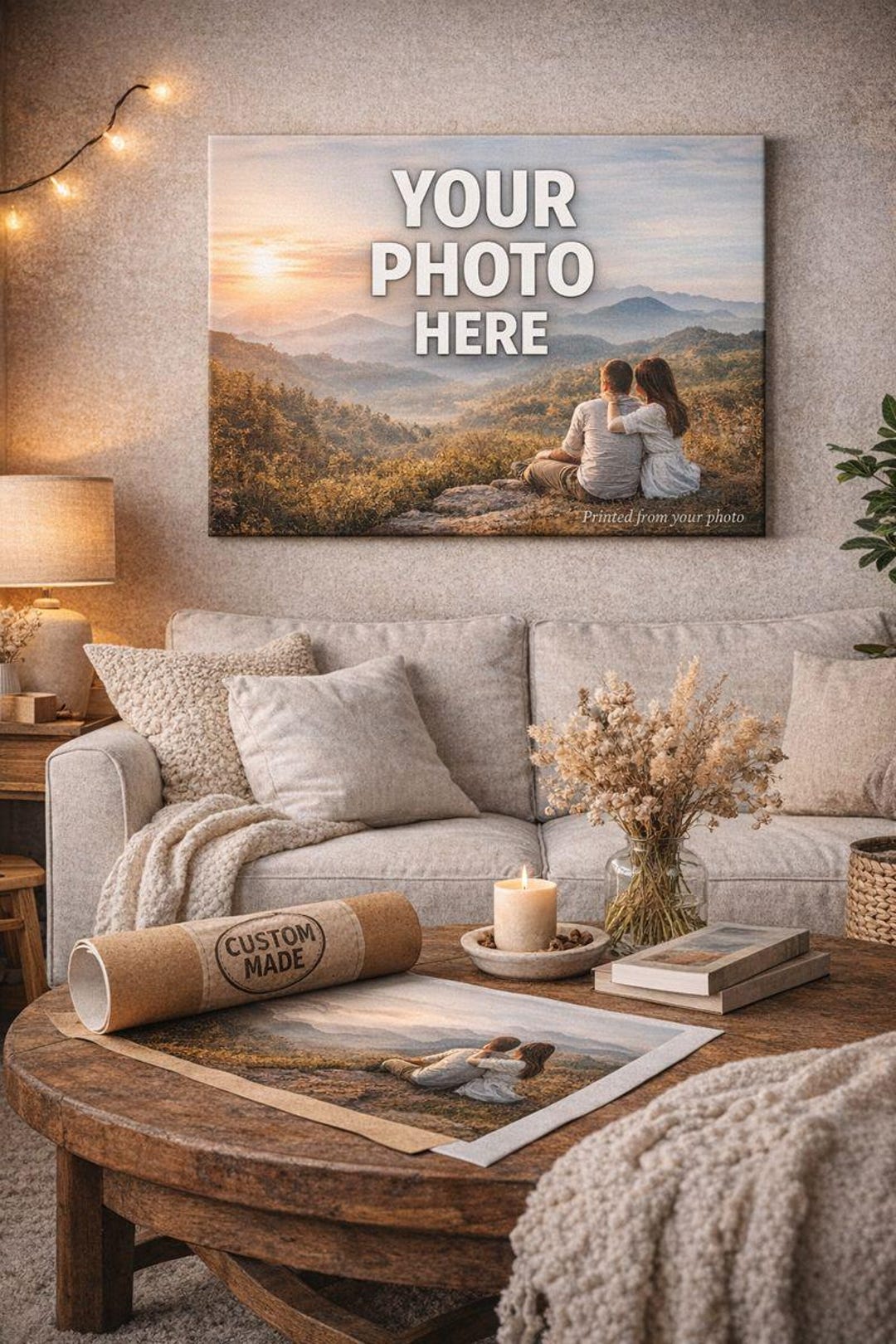 Custom Photo Poster Print – Print Your Photo, Personalized Wall Art ...