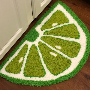 Handmade Lemon Lime Rug - Etsy