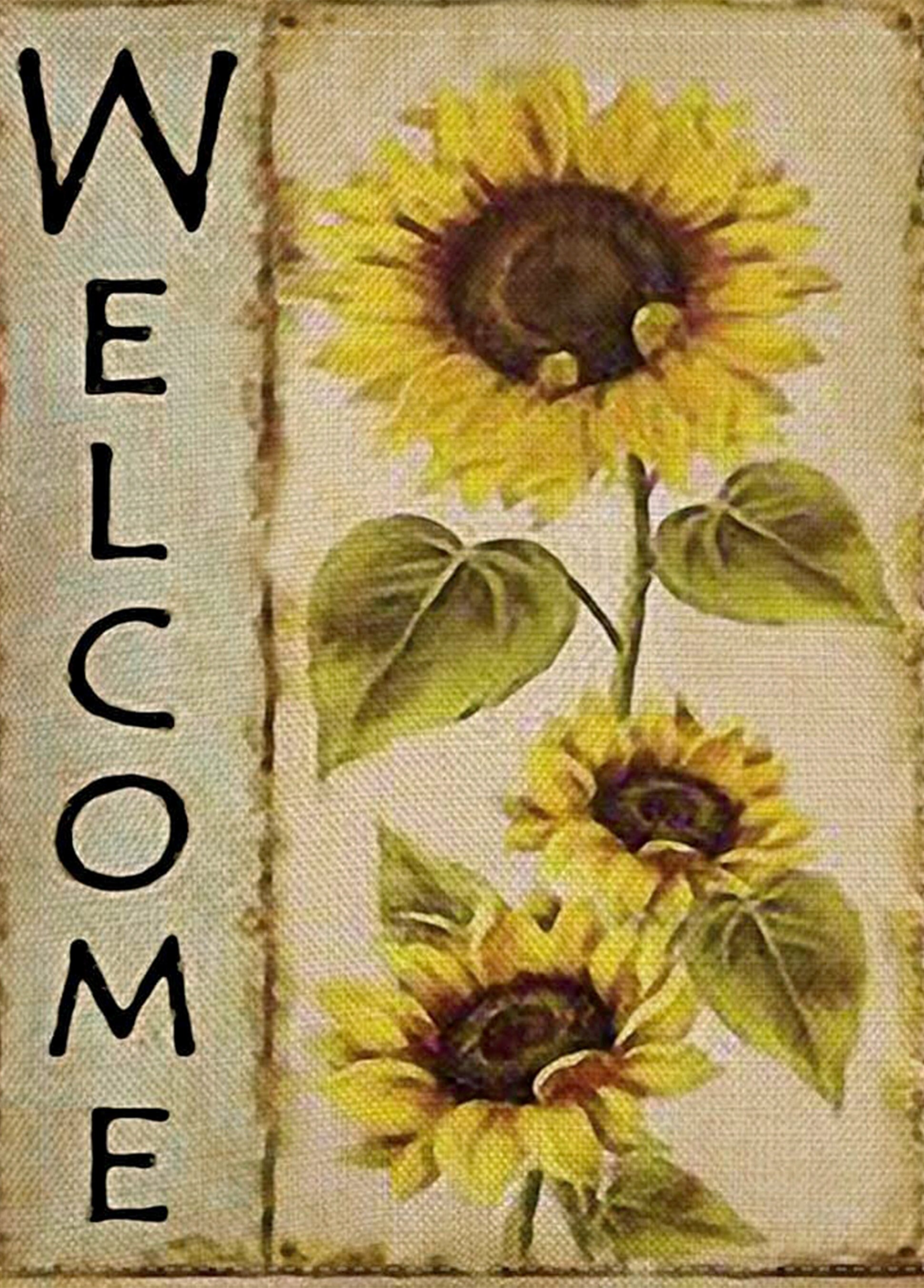 Sunflower Farm Sunlight Flower Autumn Seasonal Sweet Home | Etsy