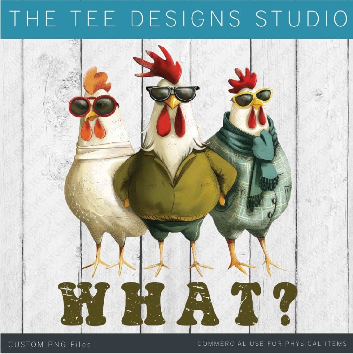 Whimsical Chickens What PNG File, Whimsical Chickens, Funny Chicken ...