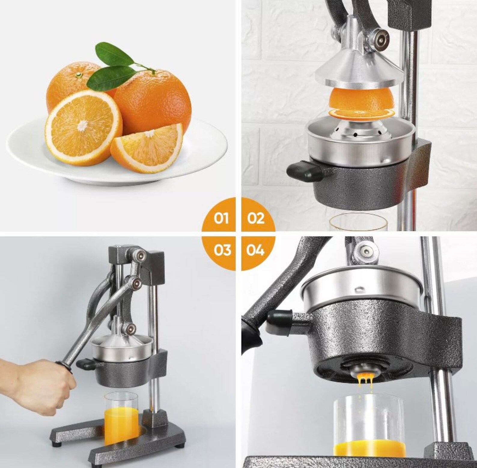 Manual Juicer Press Commercial Citrus Press Fruit Manual Etsy