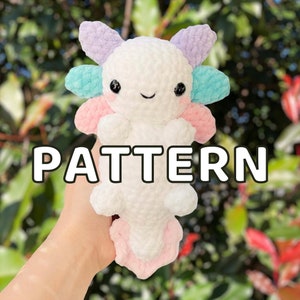 PATTERN ONLY - Crochet Axolotl Pattern