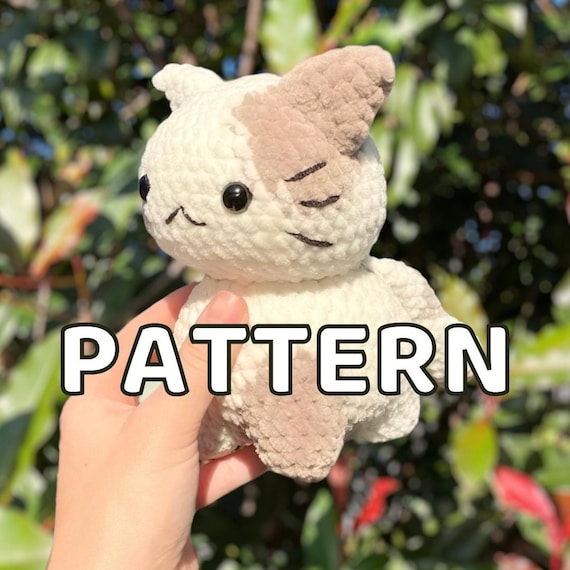 PATTERN ONLY Crochet Kitty PDF Pattern Etsy