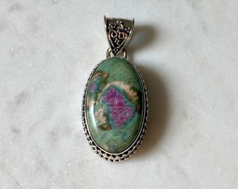 Fuchsite Pendant - Etsy