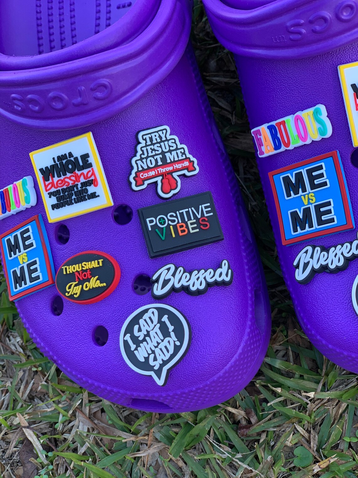 Croc Charms Quotes Popular Sayings Shoe Charms Etsy