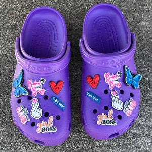 Croc Charms, Clog Shoe Charms, Girl Boss
