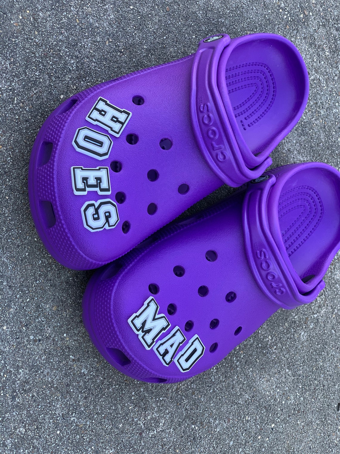 Croc Charms Charm SET Croc Charm Letters Alphabets Etsy