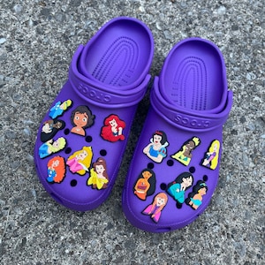 Kroko Charms, Prinzessin Schuh Charms, Charms für Mädchen Jungen Erwachsene, Charms für Crocs