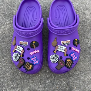 Croc Charms, Shoe Clog, BGM, Feminist, BLM