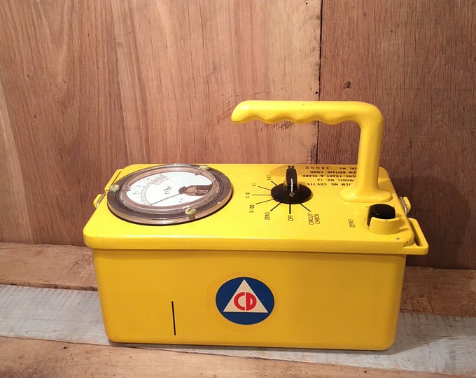 Civil Defense Geiger Counter Etsy