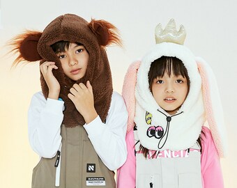 Kids Ski Mask Hat, Winter Hunting/Skiing/Snowboarding Sports Hood, Winter Balaclava Hood, Helmet Cover, Halloween/ Christmas/Birthday Gift