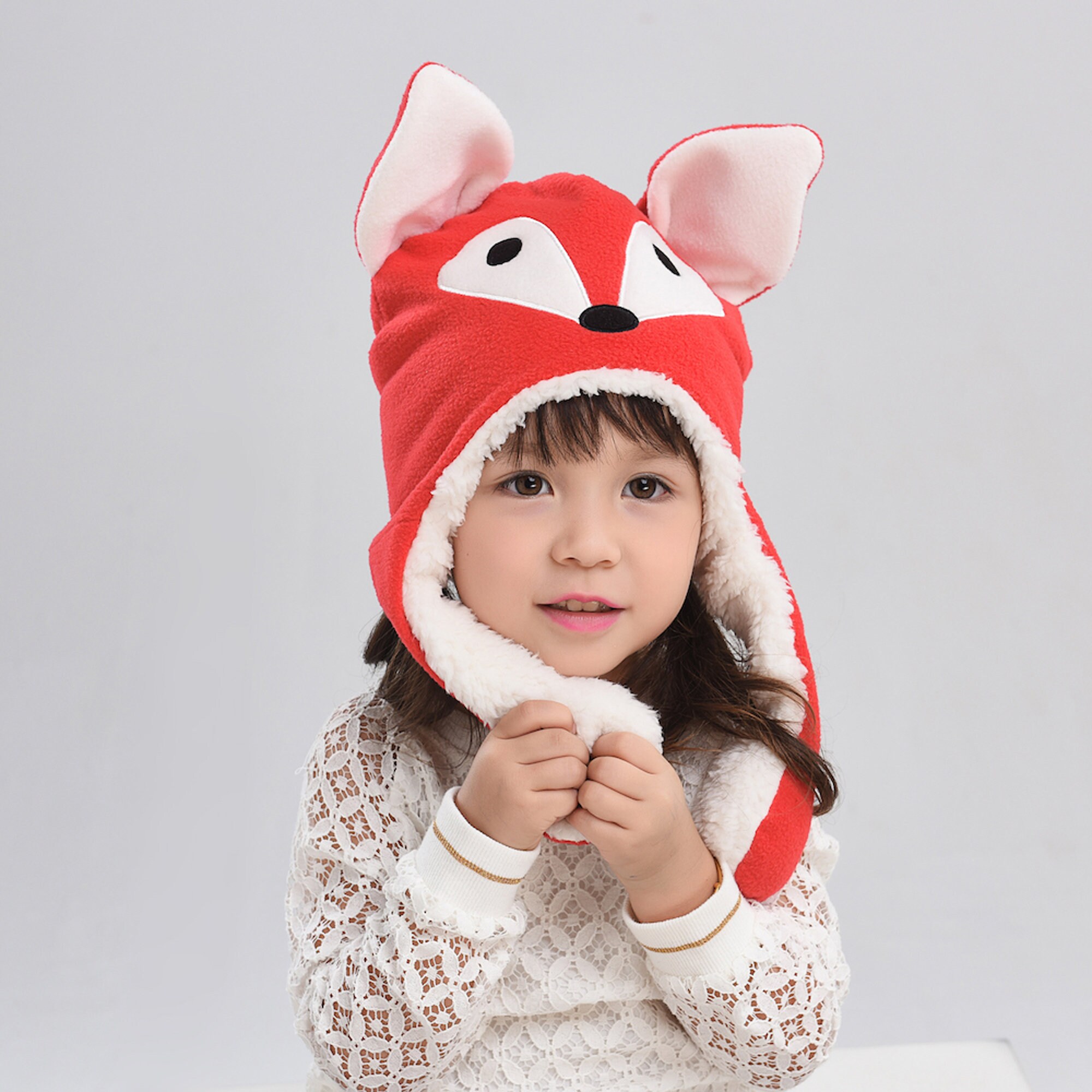 fox hat with moving ears