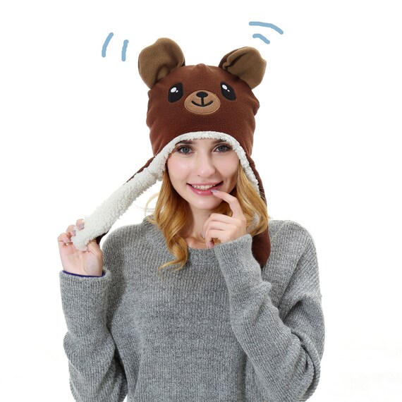 Moving Ears Bear Hat Birthday Hat Bear 