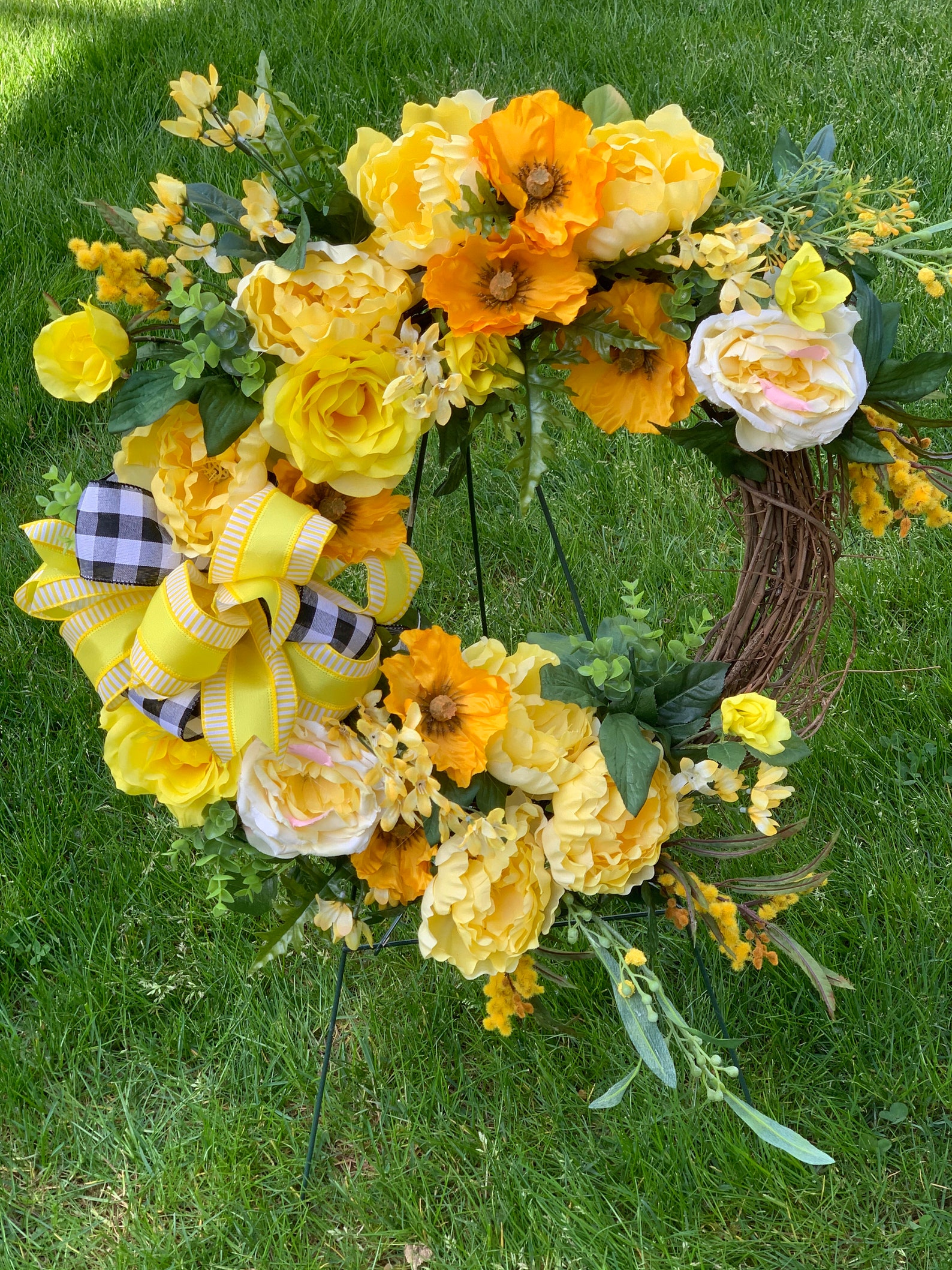 Wreath for Front Door Summer Wreath Wreath Front Porch Etsy