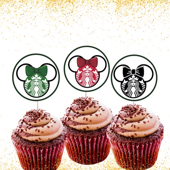 Printable Coffee Lovers Magic Ears Cupcake Toppers, Cupcake Toppers, Coffee  Lover Cupcake Topper, Fun Party Supplies, Party Decorations 