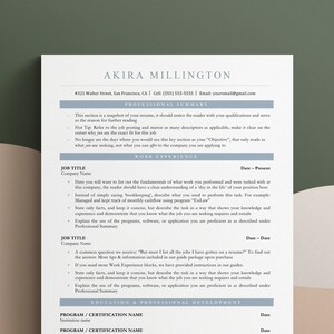 Plantilla CV simple, currículum vitae Google Doc, plantilla Cv Word, Cv Google Docs, plantilla CV Plantilla de currículum ATS profesional moderno 1 o 2 páginas