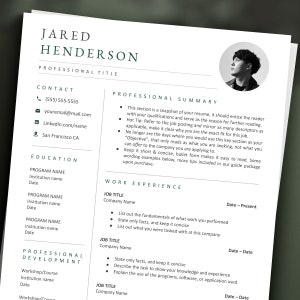 Peut inclure: Un mod&egrave;le de CV avec des sections pour un r&eacute;sum&eacute; professionnel, l'&eacute;ducation et l'exp&eacute;rience professionnelle. Le mod&egrave;le est con&ccedil;u pour aider les chercheurs d'emploi &agrave; cr&eacute;er un CV visuellement attrayant et informatif.