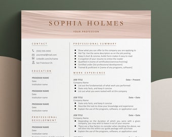 Creative Resume Template, Cv Template Word, Google Docs Cv Template, Professional Resume Template, Modern Resume Template Word, Lebenslauf