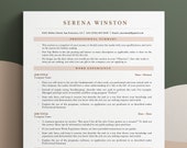 Cv Template Word, ATS Resume Template, ATS Friendly Resume, ATS Cv Template, Cv Template Simple, Modern Teacher Cv, Modern Cv 1 or 2 Pages