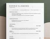 Nursing CV, New Grad Nurse Resume Template, Registered Nurse Resume, Word & Google Docs, RN Resume, Student Nurse Resume, Nurse Practitioner