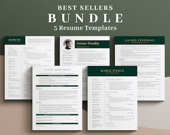 Resume Google Doc, Cv Google Docs, Bundle Word Resumes, Cv Template, CV Creative Executive Professional Modern Clean Simple, Best Seller