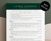 ATS Friendly Resume Template, Minimalist Resume Template for Word + Google Docs Resume Template, CV Resume Google Docs, ATS Google Docs