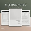 My Meeting Notes for Remarkable Paper Pro | Make Your Own Index for 30 ...