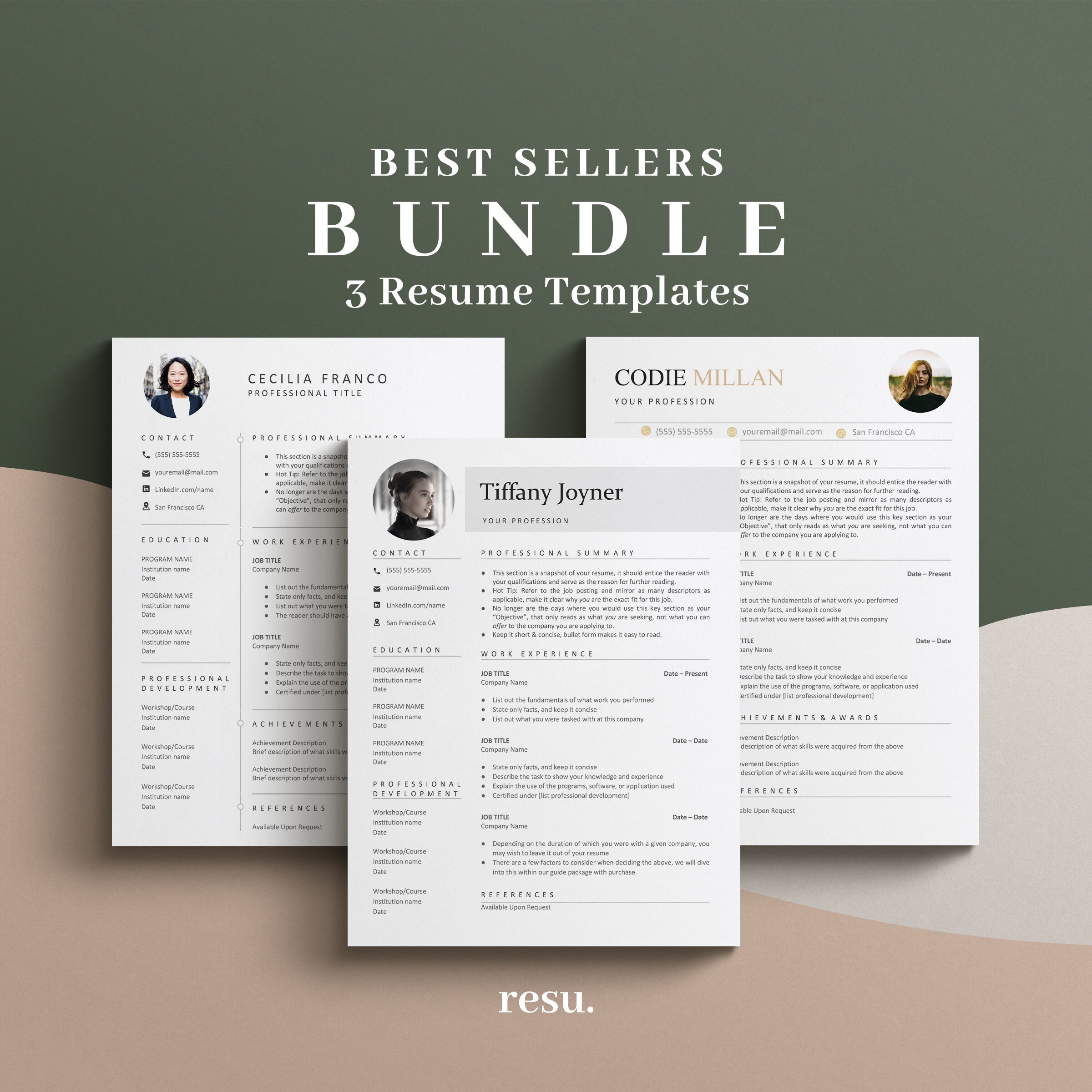 Headshot Resume Example at Jessica - Il Fullxfull.3775108949 An75