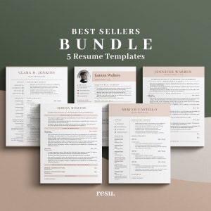 Plantilla de CV Word, Paquete de currículums, Currículum Google Doc, Cv Google Docs, Plantilla de CV, Plantilla de CV Moderna, CV Creativo Profesional, Best Seller