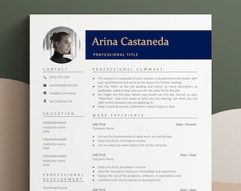 May include: A resume template with a blue and white colour scheme. The template includes sections for contact information, education, work experience, and professional development. The template is designed to help job seekers create a professional and effective resume.