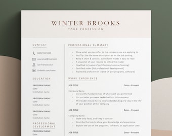 Resume Google Doc, Cv Google Docs, Cv Template Word, CV Templat, CV Creative Professional, Teacher CV Academic, Resume Template 1 or 2 Page